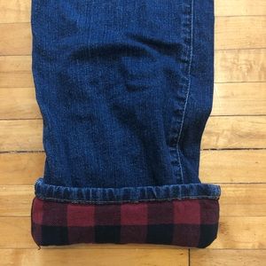 Eddie Bauer Flannel Lined Jeans